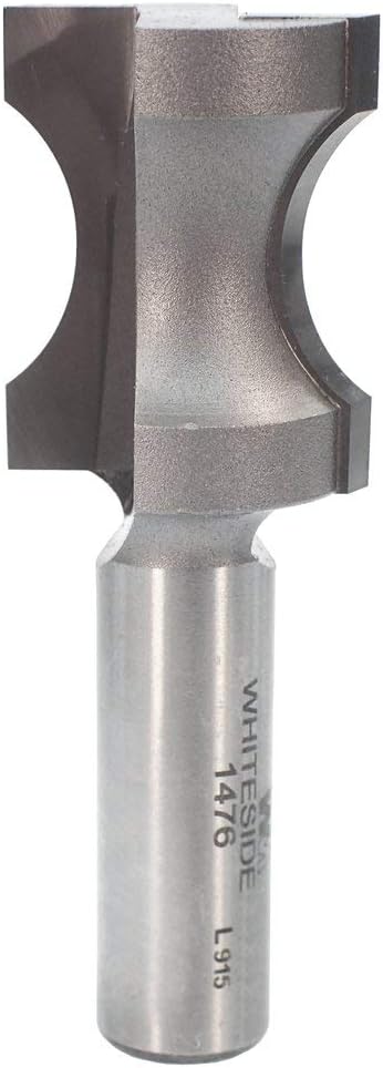 Whiteside Router Bits 1476 Oval Edge Bit with 3/4-Inch Bead, 3/16-Inch Depth and 1-1/4-Inch Cutting Length