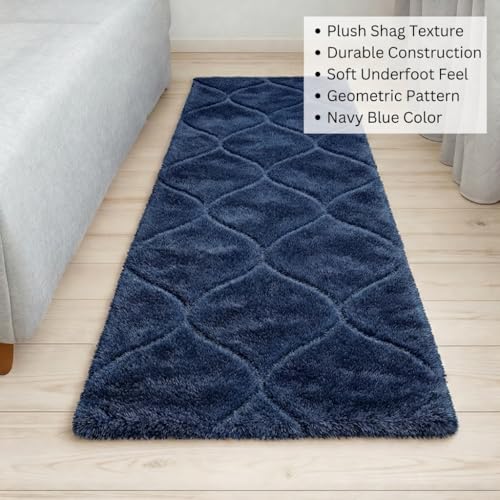 Image of Fluffy Silky Micro Fiber Polyster Carpet /Runner for Bedroom, Study Room, Playing Room, Guest Room ETC. 1.5x4 Feet, (P-8)