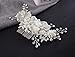 Produktbild Musuntas Handarbeit Eleganter Retro elegant Damen Blumen Braut Kamm Perlen Strass Hochzeit Brautschmuck Braut Haarschmuck Strass Haarklammer