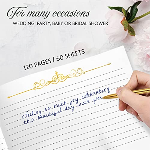 Wedding Guest Book, 7 X 9 Guest Book Wedding Reception, Wedding Guest Book With Free Pen, 120 Pages Guestbook For Wedding, Guest Book For Wedding, Wedding Books For Guests To Sign #TOP5