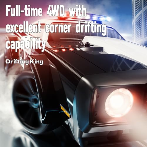 Auto RC Drift 1:16 4WD con Luces y Neumáticos Drift miniatura 4