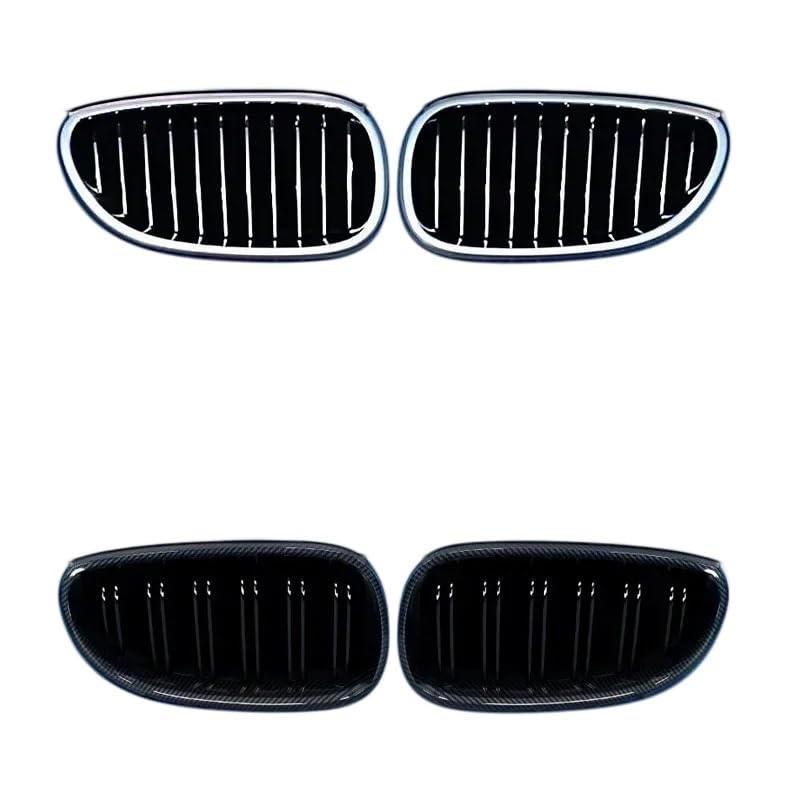 Calandre Avant Double Lattes Noir Brillant Grille de Calandre BMW E60 2003-2009 - 3