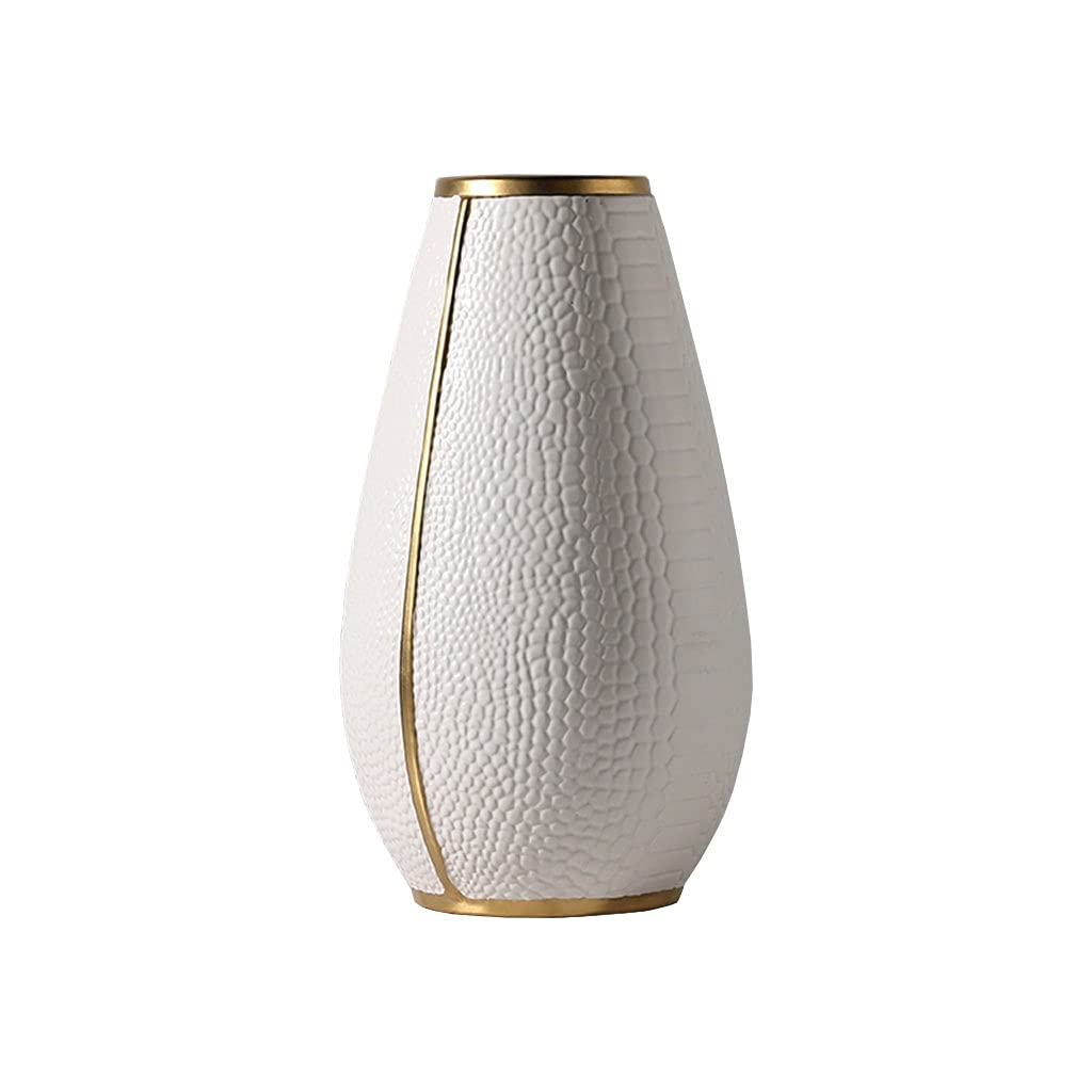 Vaso Design creativo Vaso grande Modello Camera Decorazione morbida Casa moderna Soggiorno Portico Mobile TV Disposizione dei fiori Vaso In Ceramica(B)