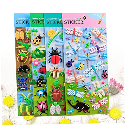 Vaguelly Adesivos De Bolha Para Crianças 4 Unidades De Brilho Labial Infantil Em Tons De Terra Adesi