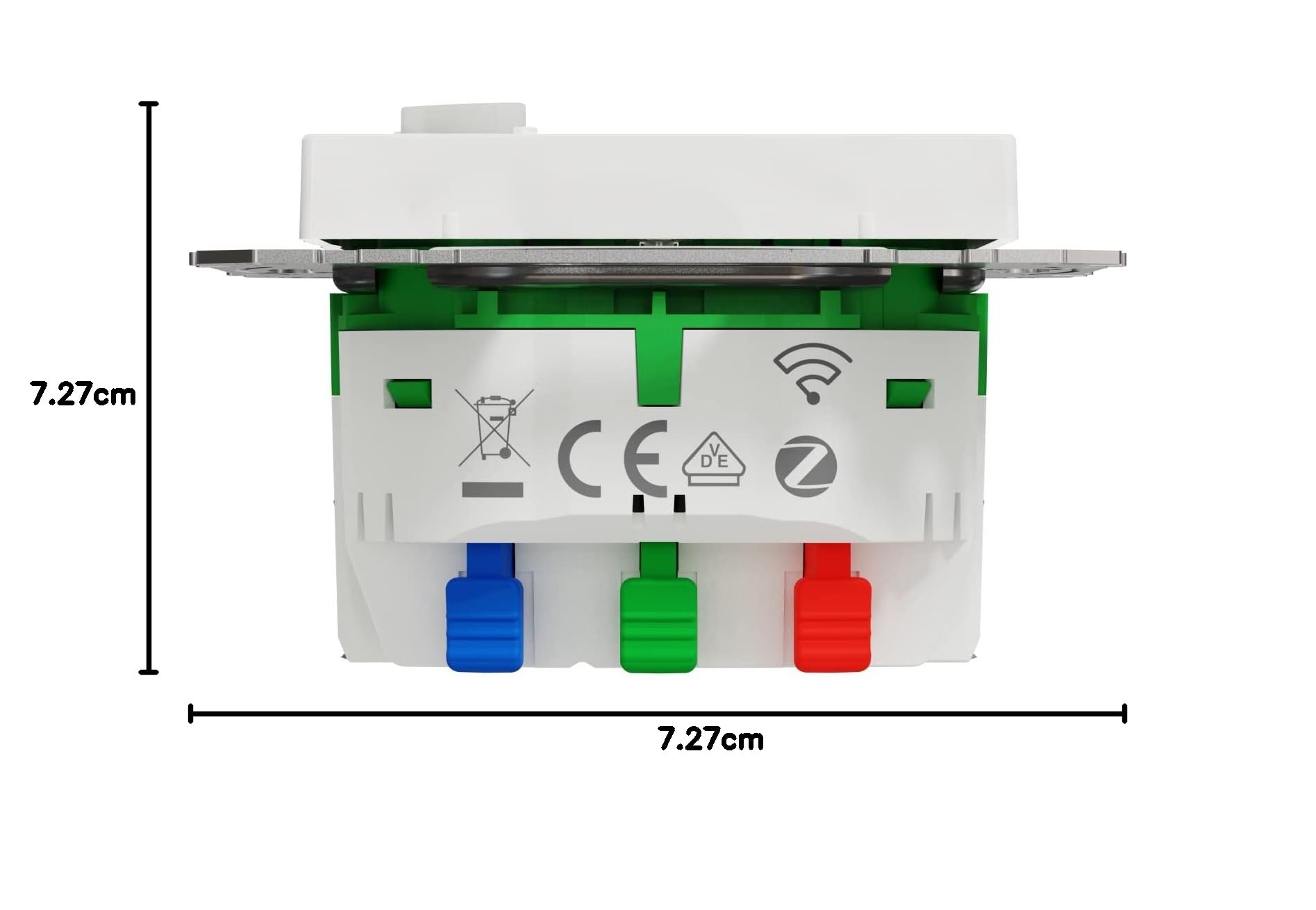 Schneider Electric Merten Connected MEG2380-0325 - Presa Schuko Smart Home WiFi, 16A, sistema M, Alexa, Google Home, bianco attivo lucido