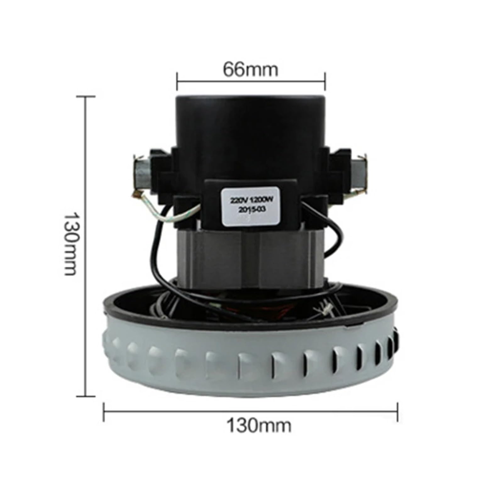Motore per Aspiratore Solidi e Liquidi per v2z-p25/gs-p25/JJN -201/jy-201 | 1 motore con cavo di collegamento e conduttore di protezione; 1200W, 50Hz
