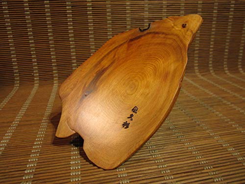 Amazon.co.jp: 屋久杉工芸品 自然木 置物 台付き 和風 一点物