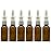 ADVANCED ASCENT Amber Glass 1 oz Nasal Sprayer! EMPTY, Refillable, Travel Sized, Quality Glass for Saline Applications! (6 Pack)