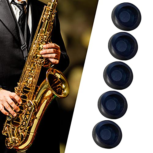 CoudarTitie 5Pcs Saxophone Thumb Rest Button Cover for Saxophone Instrument Replace Part Accs, Alto