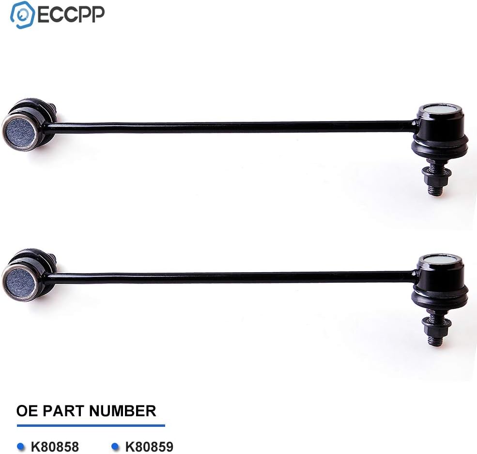 ECCPP Steering Front Sway Bar End Links Stabilizer Bar for 2006-2011 for Hyundai Accent for Kia Rio Rio5 2pc K80858 K80859