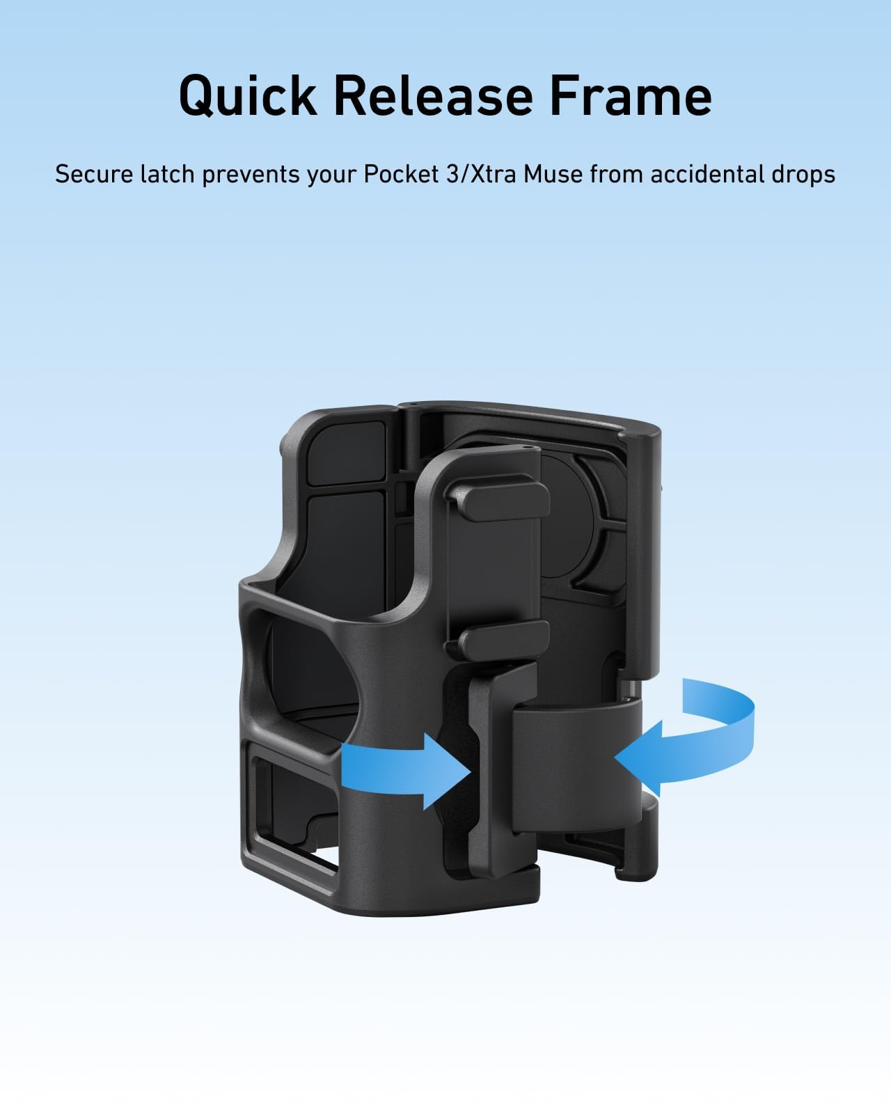 Soporte de clip para mochila de liberación rápida para DJI Osmo Pocket 3/4/Xtra Muse, soporte de liberación rápida con una sola mano para exteriores POV DJI Osmo Pocket 3/4/Xtra Muse, accesorio de