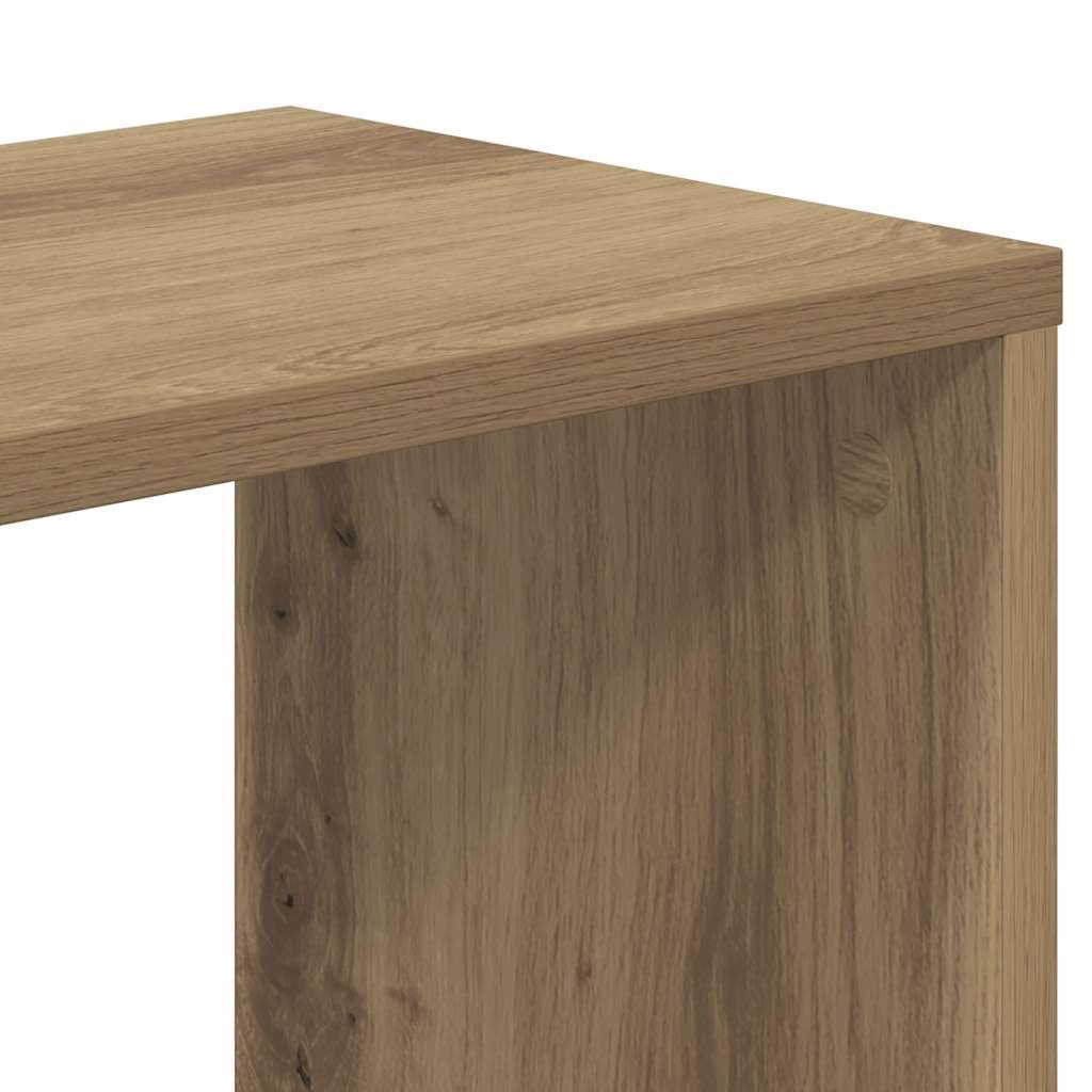 Bücherregal 5 Böden Artisan-Eiche 45x23,5x162,5 | Holzwerkstoff, Raumteiler, pflegeleicht, feuchtes Tuch, viel Stauraum