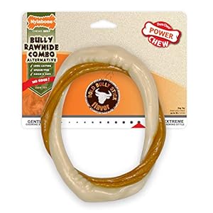 Nylabonepowerchewalternativebullyrawhidecomboringbullybullystickmediumwolf1count Urban Country Home Decor Nylabone power chew alternative bully rawhide combo ring bully bully stick mediumwolf 1 count urban country home decor
