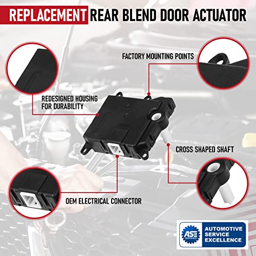 image for AA Ignition HVAC Air Blend Door Actuator Rear - 604-213, 1L2Z19E616BA,