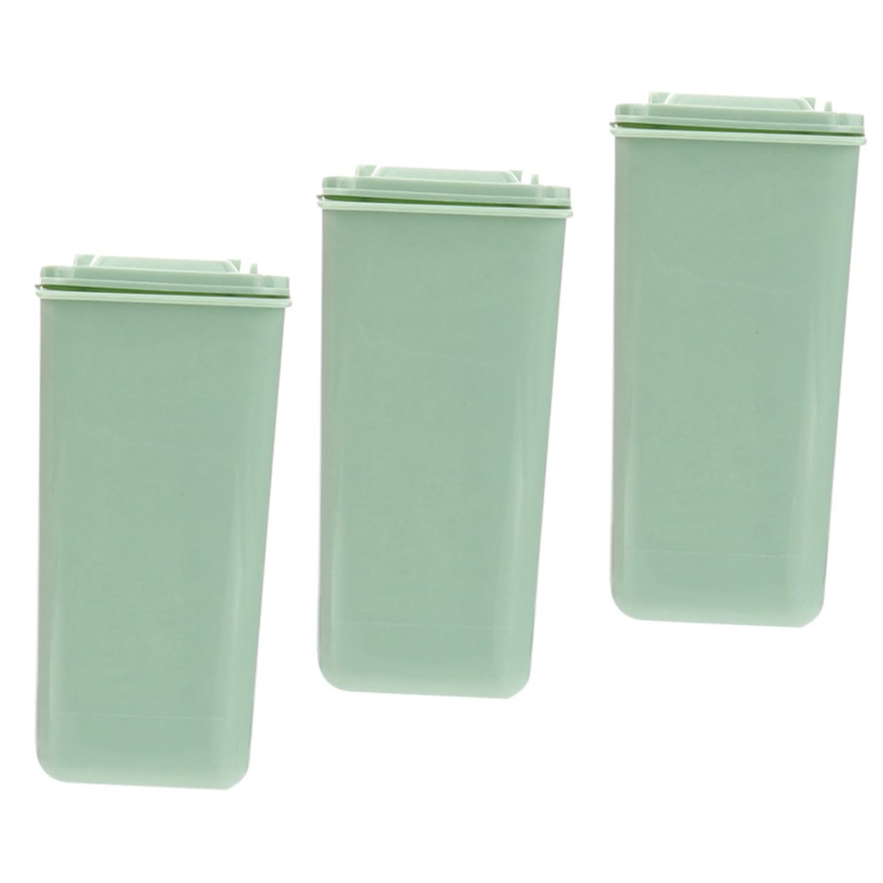 SEWACC Mini Desk Trash Can 3pcs 650ml PP with Cover for Office