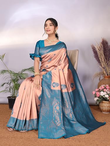 Image of Avantika Fashion Women's Kanjivaram Soft Silk Banarasi Sarees With Blouse Piece For Women