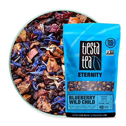 Tiesta Tea, Maui Mango, Loose Leaf Mango Pineapple Fruit Tea, 16Oz-200 Cups, Herbal Tea & Blueberry Wild Child, Loose Leaf Blueberry Hibiscus Herbal Tea, Decaf, Hot & Iced Tea, 1 Lb-200 Cups #TOP4