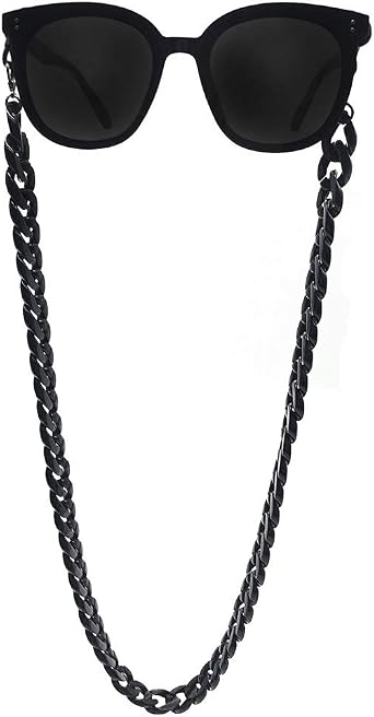 DECKER Acrylic Eyeglass Chain Sunglasses Holder Eyewear Retainer Strap glasses hanging for Women