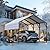 ADVANCE OUTDOOR Metal Roof Carports Kits 10x15 ft Heavy Duty Steel Car Canopy Hard Top Garage, White
