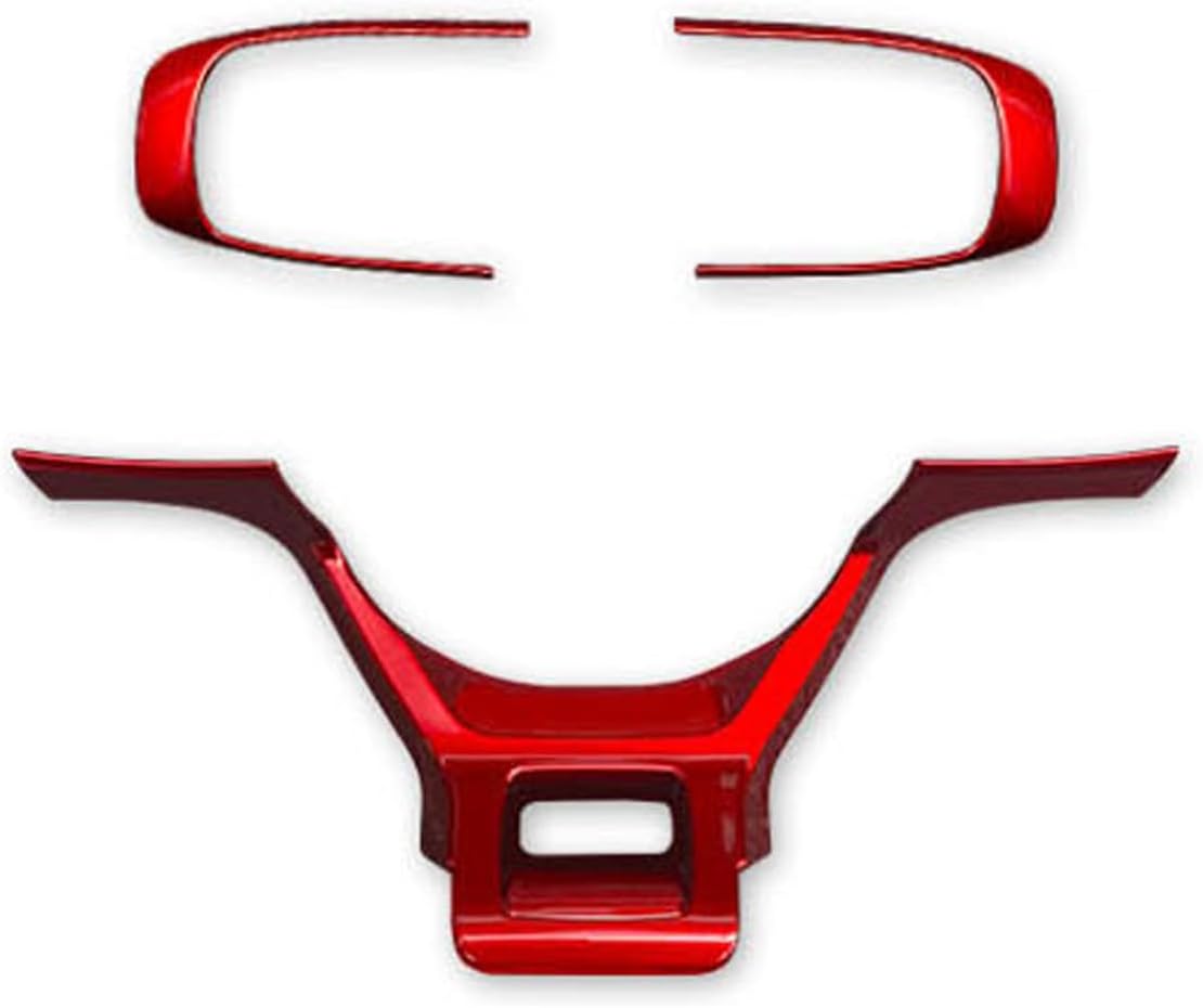 Steering Wheel Covers Trim Compatible with Kia K5 2021-2026 Accessories (Red)