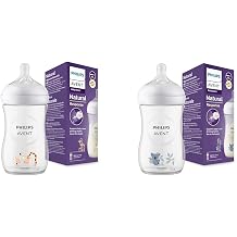 Philips Avent Natural Response Baby Bottle - 260 ml BPA-Free for Babies from 1 Month Koala Motif Model SCY903/67