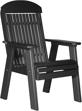 Furniture Barn USA Poly Lumber 2 Classic Bench, Black
