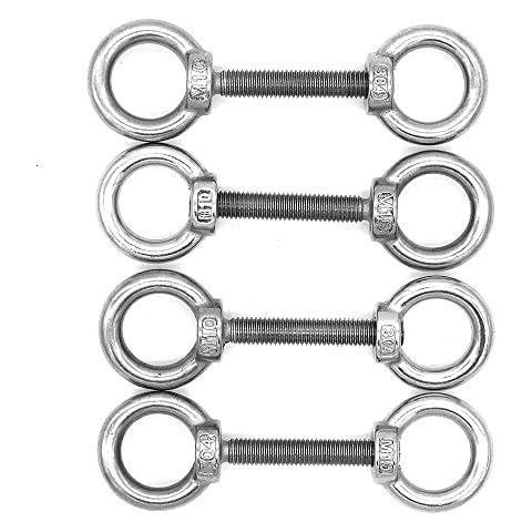NUZAMAS 304 Stainless Steel Eye Bolts Set Cover
