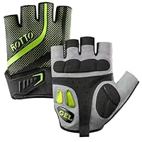 RIVBOS Bike Gloves Cycling Gloves Fingerless For Men Women With Fo Padding Breathable Mesh Fashion Design For Mountain Bicycle Motorcycle Riding Driving Sports Outdoors Exercise Chg001 Uff08blac