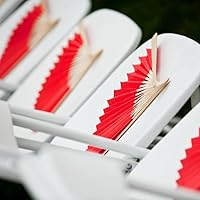 Vista 4 de Ventilador de seda plegable personalizado, abanicos de bambú personalizados para invitados de boda, despedida de soltera, baile, fiesta, decoración