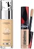 LOréal Paris True Match Maintenance Foundation 1R ROSE IVORY & Infaillible Full Face Applicable Concealer 322 Ivory Makeup Set