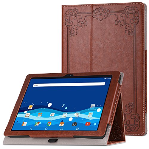 最安値 Qua Tab Pz ケース Atic Qua Tab Pz Lgt32 10 1インチタブレット用 全面保護 薄型スタンドケース ブロンズの価格比較