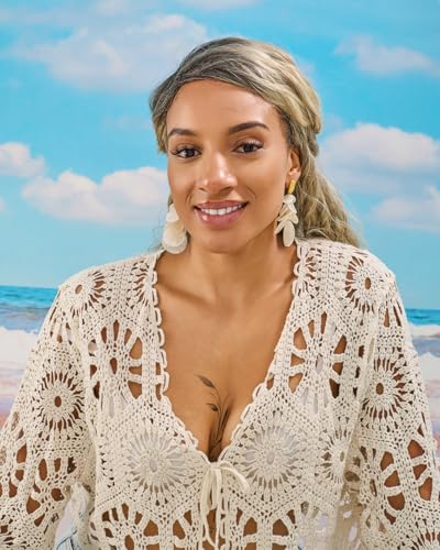 Seashell Earrings For Women Summer Beach Earring Cute Gold Dangle Drop Earrings Fashion Boho Mermaid Earring Jewelry Gift3