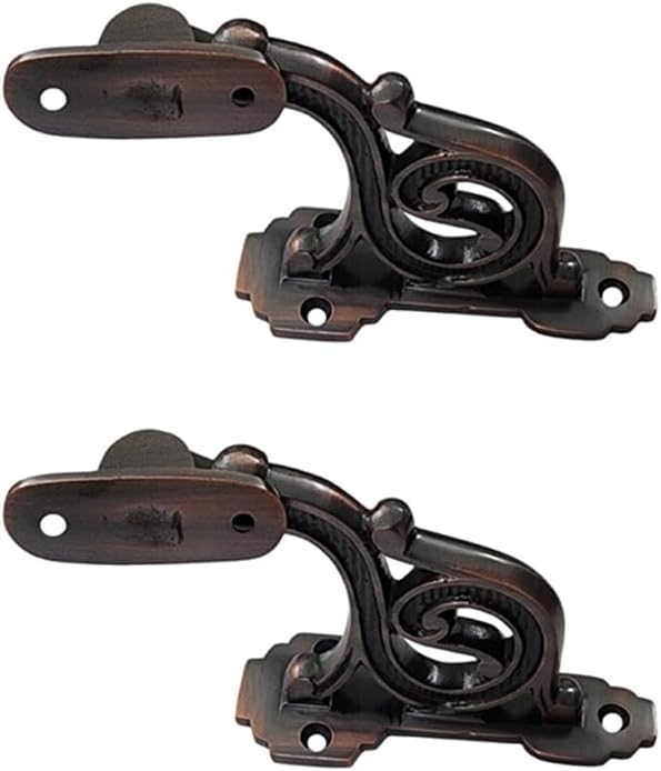 Adonai Hardware Decorative Brass Handrail Bracket (Oil Rubbed Bronze) - Supplied as 2 Pieces per Pack
