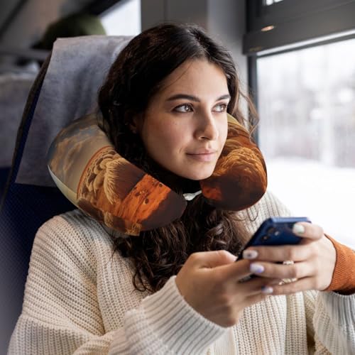 Almohada de viaje espuma viscoelástica U suave miniatura 5