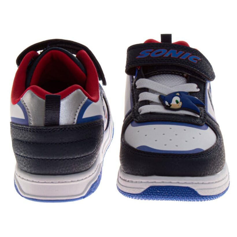 Image of Sonic The Hedgehog Boys Shoes Slipon Athletic Tennis Sneakers for Kids