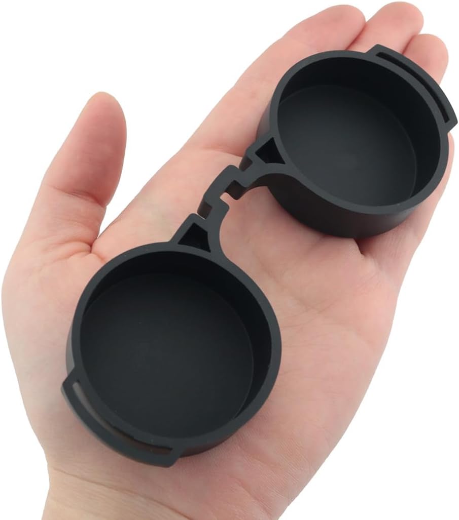 JianLing Black Rubber Eyepiece Covers Dustproof Binocular Protective Covers 42mm Binocular Eyepiece Covers 103mm