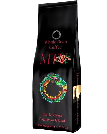 MTY Coffee, Cafe Cubano, Miami Espresso Blend, Cuban Coffee, Dark Roast, Whole Bean, Fresh Roasted, 12-ounce