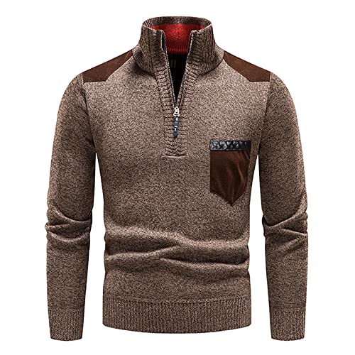 Chaqueta casual para hombre Akklian con media cremallera miniatura 2