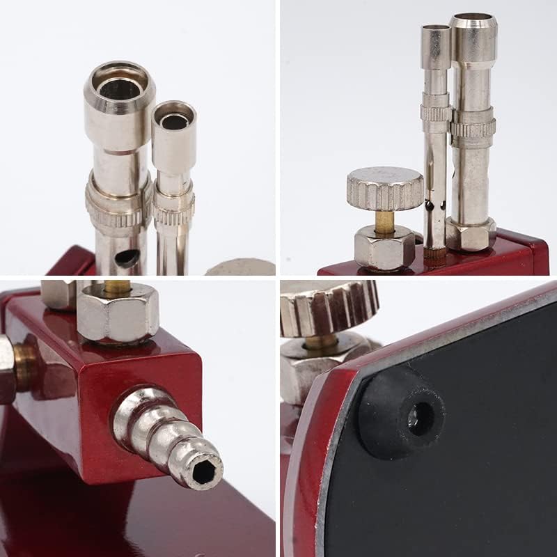 1pc Dental Double-Tube Gas Light Micro Gas Propane Light Bunsen Burner Double Tube Rotatable Dental Lab Equipment Adjustable