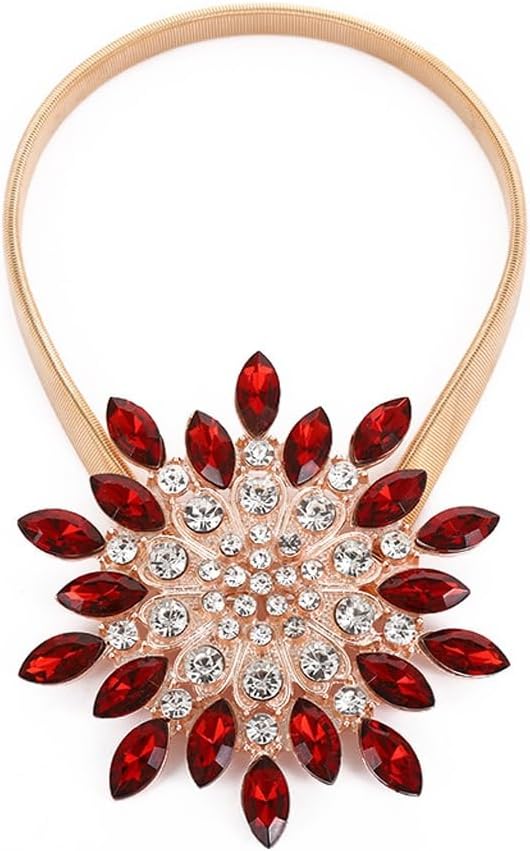 FMURY Spring Curtain Binding Rope Without Installation Curtain Binding Crystal Curtain Buckle