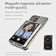 Fotorgear MS01 Selfie-Monitor-Bildschirm, kabelloses magnetisches 3,97-Zoll-Rückkamera-Display und Sucher für iPhone/Android, Bluetooth-Fernbedienung, für Vlog & Live-Streaming