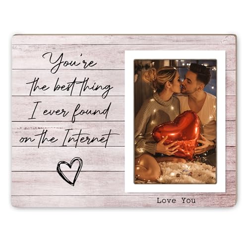 Itsoly Couple Wooden Photo Frame Valentine Gift