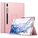 Price comparison product image TiMOVO Case for All-New Galaxy Tab S8 Plus 12.4 inch 2022, Galaxy Tab S7 FE 12.4" 2021 (SM-T730/T736), Premium PU Leather Folding Stand Cover with Auto Wake/Sleep, Rose Gold