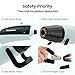 Resiners Heat Gun for Resin, 350W Fast Heating Dual Temp Heat Gun (482°F~662°F) with 3 Nozzles & 3 Silicone Covers, 4.9Ft Long Heat Gun for Bubble Remove,Vinyl Shrink Wrap,Candle Making,Epoxy Resin