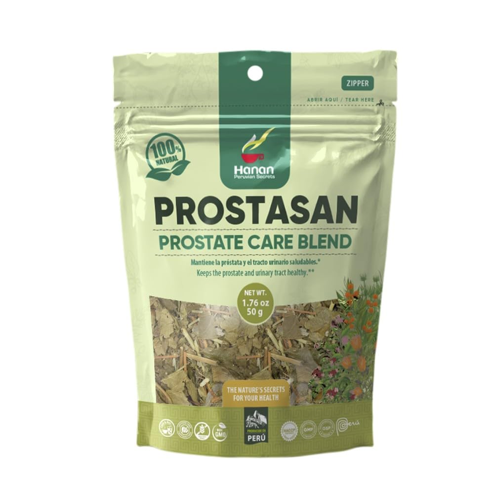Peruvian Secrets Prostasan Herbal Tea | 100% Natural Prostate Care Blend | 1.76oz / 50g | Naturally Aids in Cleansing the Prostate and Urinary Tract