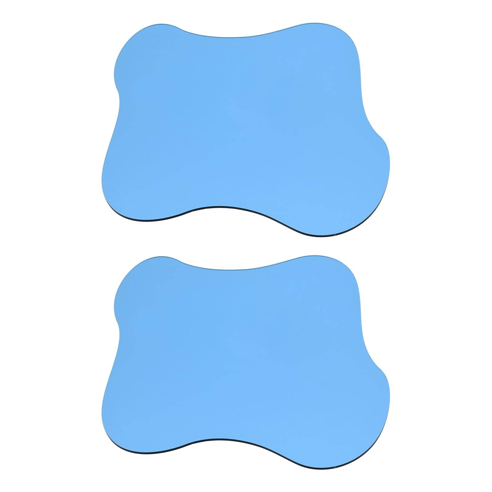 Dessous de verre nuage en acrylique bleu impermeable et antiderapant 2pcs