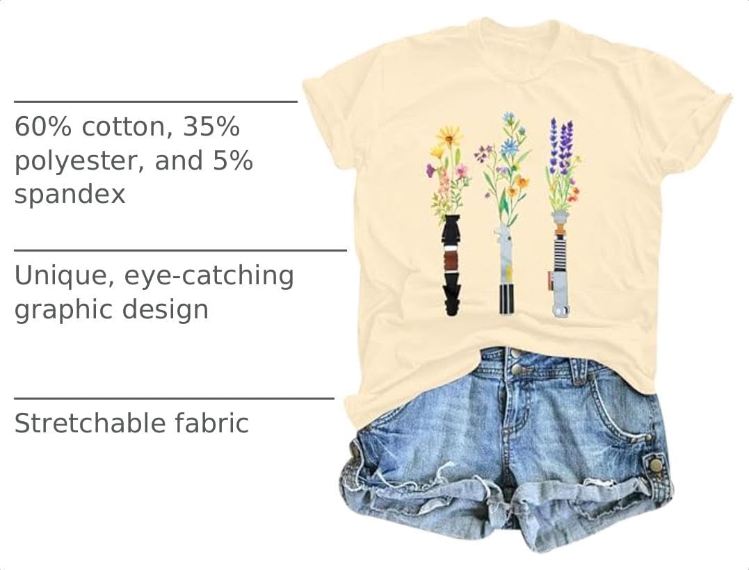 Magical Shirt Women Science Fiction Lover Shirt Cartoon Tshirt Family Vacation Tee Tops image 3