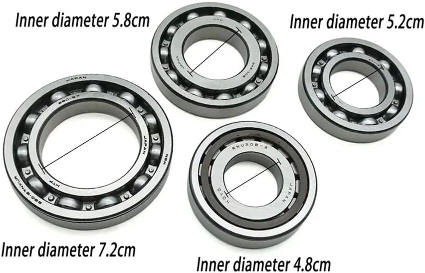 JF011E RE0F10A F1CJ Transmission CVT Pulley Bearing Kit Compatible with 4 Cylinder 4 Pcs Per Kit for Sprocket Wheel Pulley