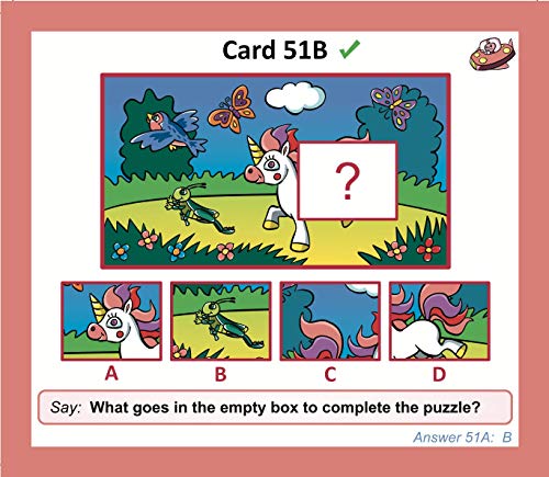 Testingmom.com Gifted Learning Flash Cards – Visual Spatial Concepts For 1St - 2Nd Grade – Non-Verbal Puzzles For Nnat Test, Nnat2, Nnat3, Cogat Test, Iowa Test, Nyc Gifted And Talented, And More! #TOP4