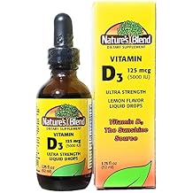 Natures Blend Vitamin D3 Drops, 5000 IU